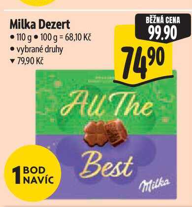 Milka Dezert 110 g