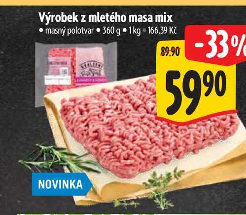 Mleté maso mix 360g