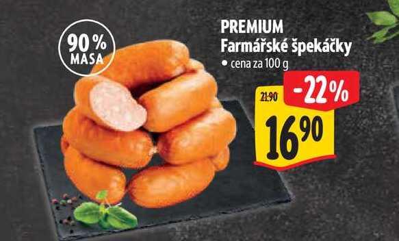   PREMIUM Farmářské špekáčky 100 g