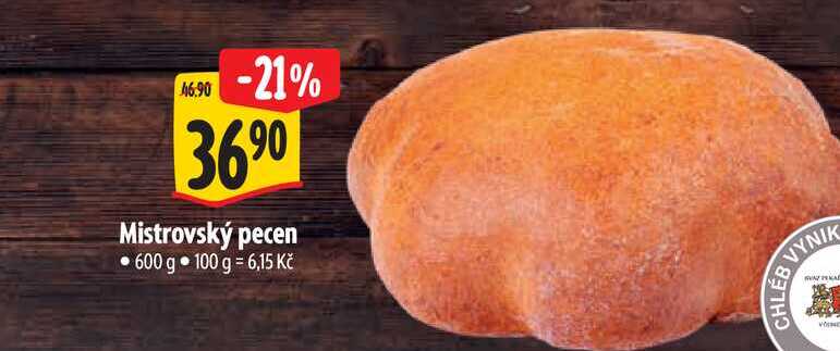 Mistrovský pecen 600 g