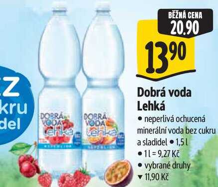 Dobrá voda Lehká 1,5 l