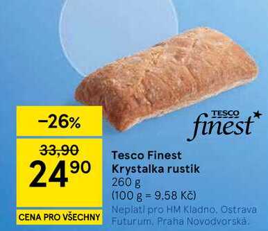 Tesco Finest Krystalka rustik, 260 g