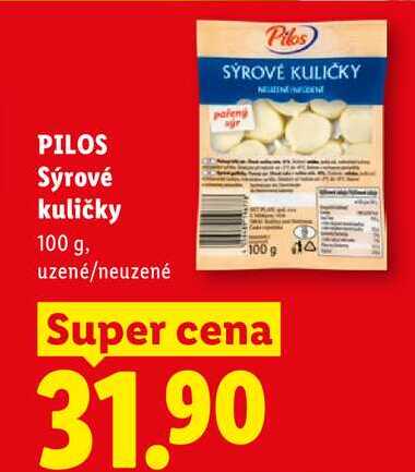 PILOS Sýrové kuličky, 100 g