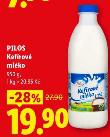 PILOS Kefírové mléko, 950 g