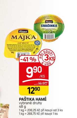PAŠTIKA HAMÉ vybrané druhy 48 g