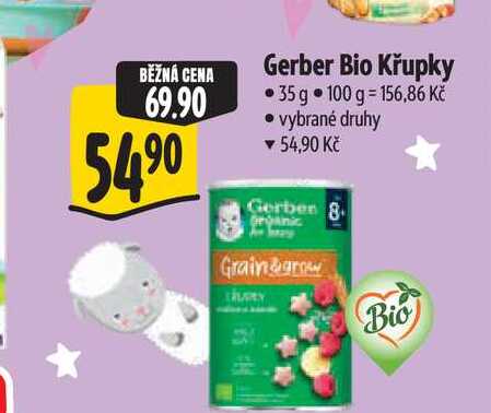 Gerber Bio Křupky 35 g