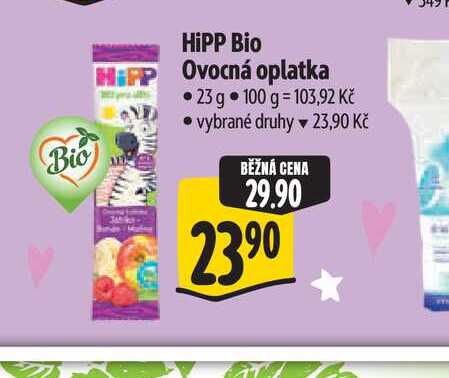 HiPP Bio Ovocná oplatka 23 g