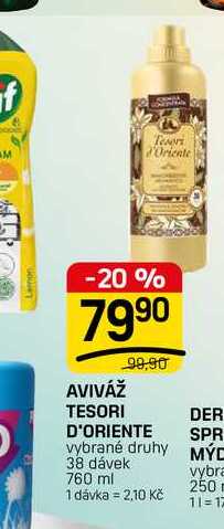 AVIVÁŽ TESORI D'ORIENTE 760ml