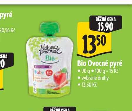   Bio Ovocné pyré 90 g 