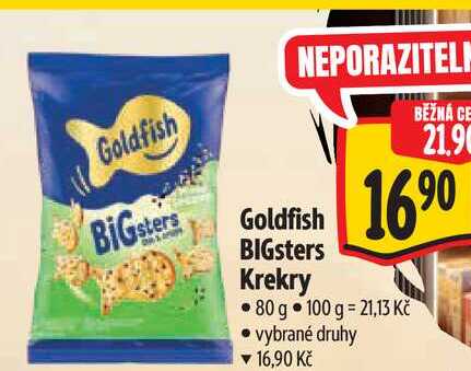 Goldfish BIGsters Krekry 80 g