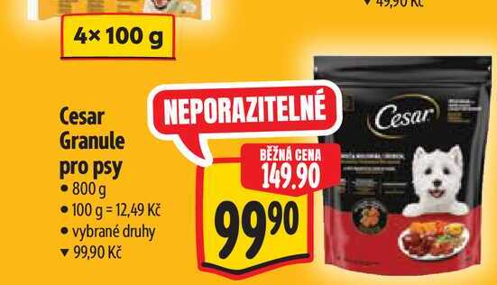 Cesar Granule pro psy 800 g