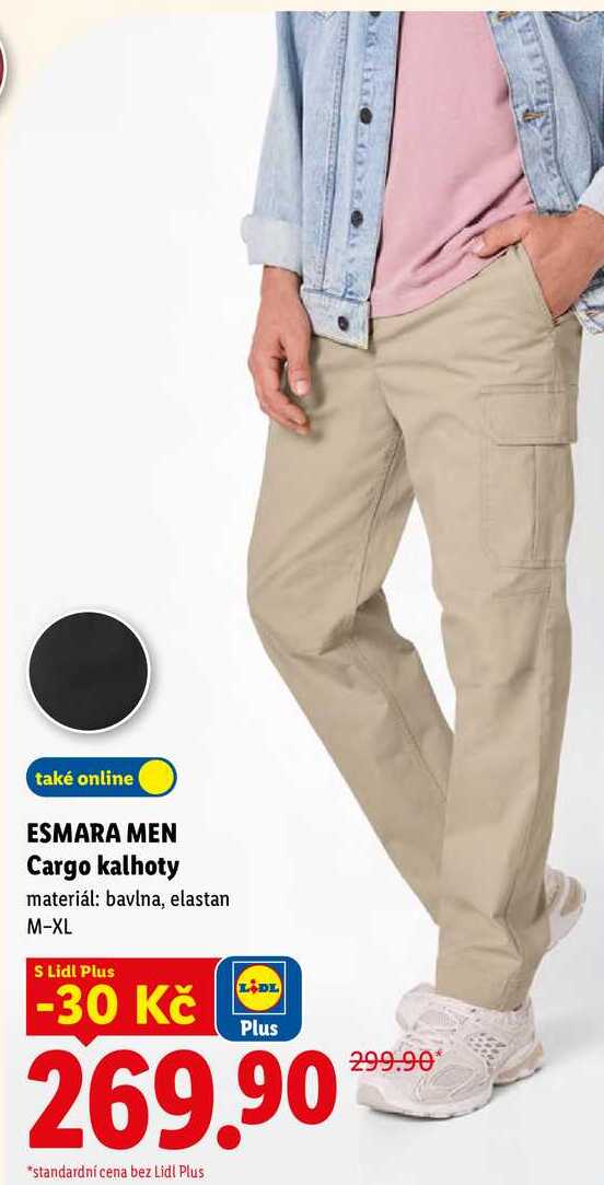 ESMARA MEN Cargo kalhoty