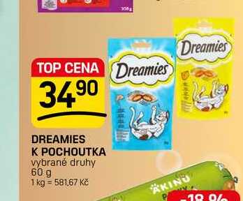 DREAMIES K POCHOUTKA vybrané druhy 60 g