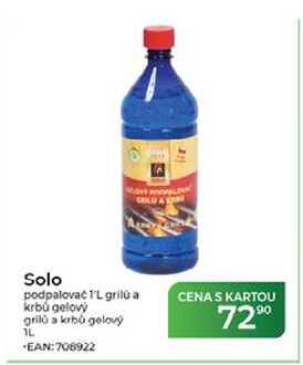 Solo podpalovač 1'L grile a krbú gelový grilů a krbů gelový 1L