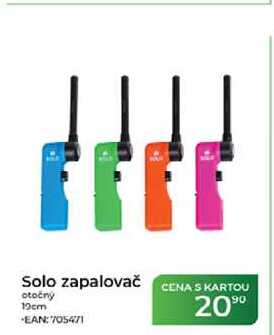 Solo zapalovač otočný 19cm 