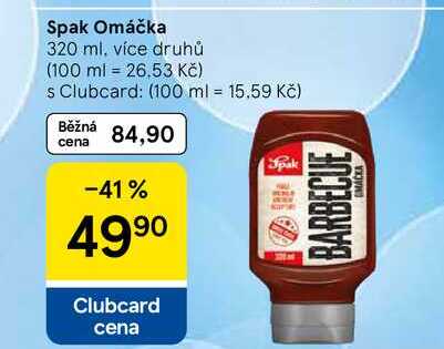 Spak Omáčka, 320 ml, více druhů