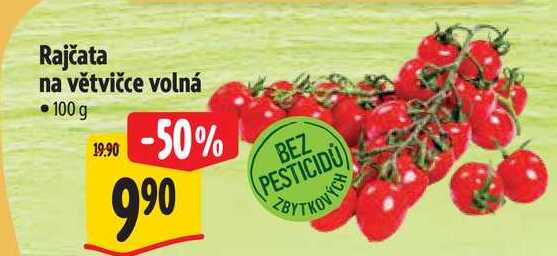 Rajčata na větvičce volná, 100 g