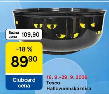 Tesco Halloweenská mísa 