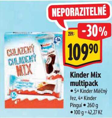 Kinder Mix multipack, 260 g
