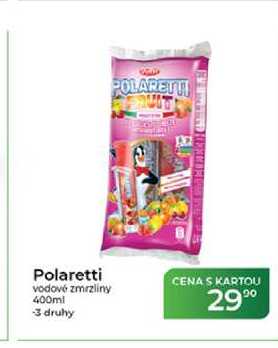 Polaretti vodové zmrzliny 400ml
