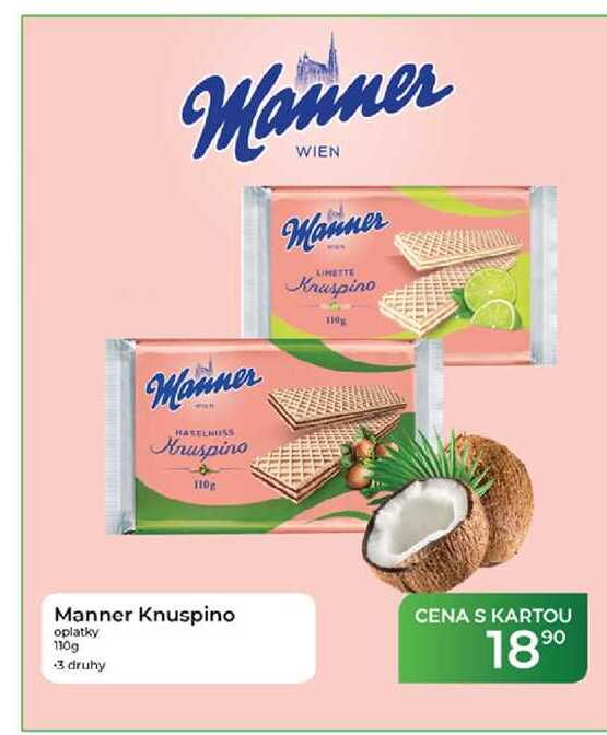 Manner Knuspino oplatky 110g