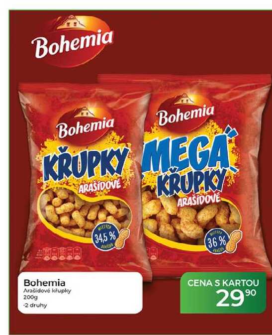 Bohemia Arašídové křupky 200g 