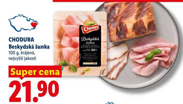 CHODURA Beskydská šunka, 100 g