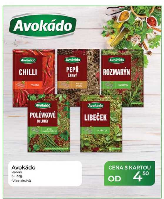 Avokádo Koření 5-32 g