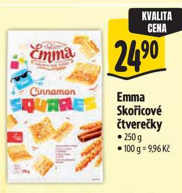 Emma Skořicové čtverečky, 250 g
