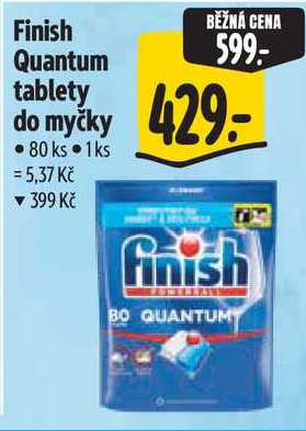 Finish Quantum tablety do myčky, 80 ks