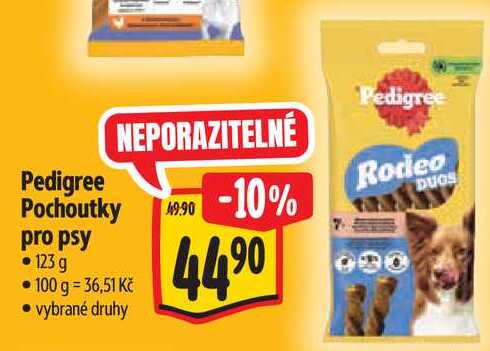 Pedigree Pochoutky pro psy, 123 g