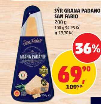 SÝR GRANA PADANO SAN FABIO, 200 g