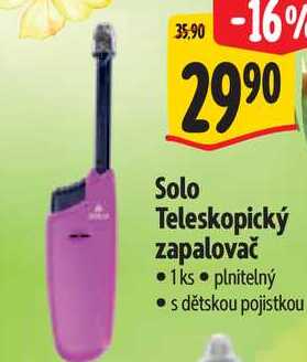 Solo Teleskopický zapalovač