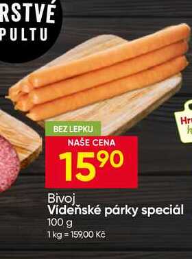 Bivoj Vídeňské párky speciál 100 g