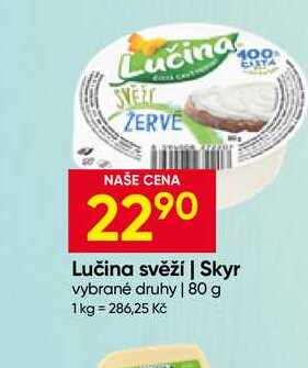 Lučina svěží 80 g