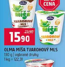 OLMA MÍŠA TVAROHOVÝ MLS 130 g vybrané druhy