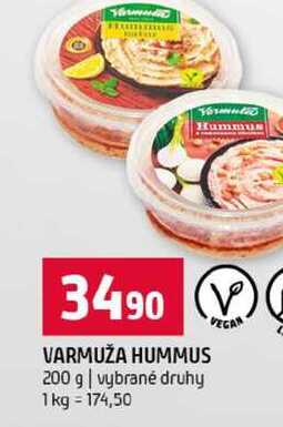 VARMUŽA HUMMUS 200 g vybrané druhy