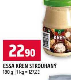 ESSA KŘEN STROUHANÝ 180 g