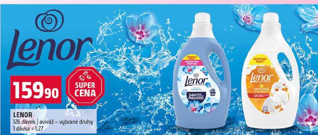 LENOR 126 dávek aviváž vybrané druhy