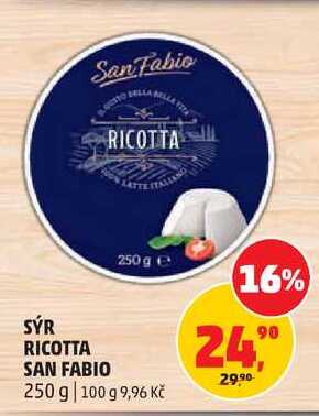 SÝR RICOTTA SAN FABIO, 250 g