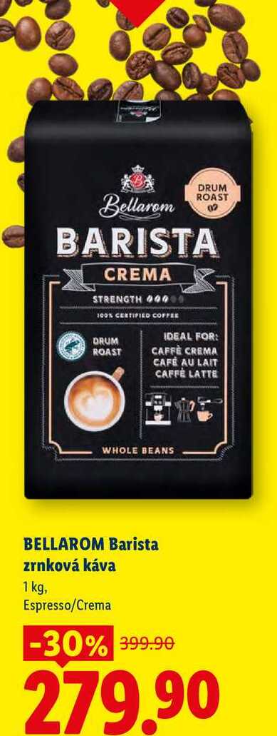 BELLAROM Barista zrnková káva, 1 kg