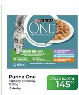 Purina One kapsičky pro kočky 12x85g 