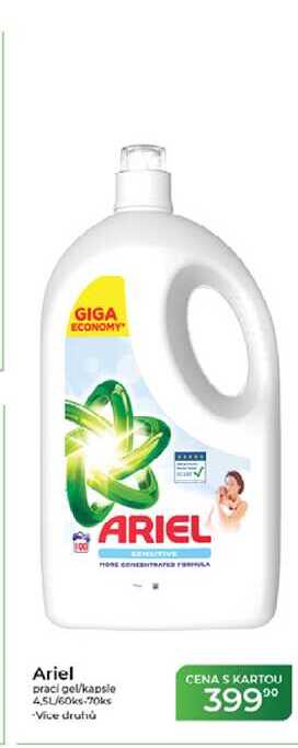 Ariel praci gel/kapsle 4,5L/60ks-70ks  