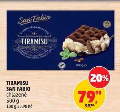 TIRAMISU SAN FABIO chlazené, 500 g  