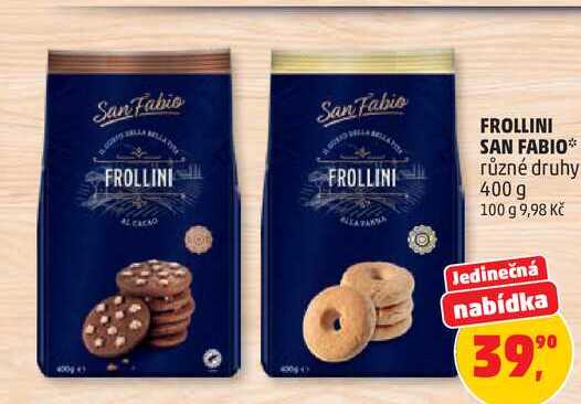 FROLLINI SAN FABIO různé druhy, 400 g  