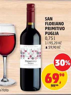SAN FLORIANO PRIMITIVO PUGLIA, 0,75 l