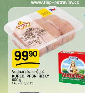 KUŘECÍ PRSNÍ ŘÍZKY 600 g 