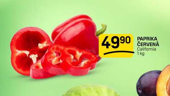 PAPRIKA ČERVENÁ California 1 kg