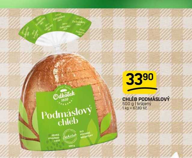 CHLÉB PODMÁSLOVÝ 500 g 