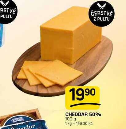 CHEDDAR 50% 100 g 